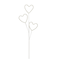 27" White Heart Stem by Ashland®